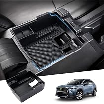 Organisateur De Console Centrale Pour Toyota Corolla E210 2019-2024 - Plateau De Rangement Avec Compartiments