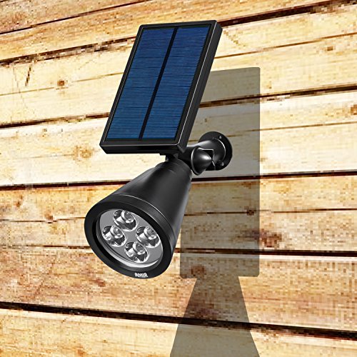 Amir Gartenleuchten, Colorful LED Spot Leuchte, 200 Lummen Wasserdicht Solar-Gartenleuchten , Wireless Wasserdicht LED Solar Gartenleuchte mit Erdspieß für Garten / Outdoor Landscape ( 2 Stück) - 5