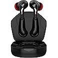 Redgear Toad with Super Low Latency(40Ms),in Ear Bluetooth Headphones Enc Mic Solution, 40 Hrs Playback, Fast Charge(10 Mins= 180 Mins) & Instant Connect(Black)