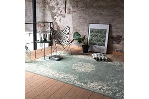 ‎FRAAI | HOME & LIVING FRAAI | Home & Living Teppich Vintage - Wonder Grün - Polypropylen - Kurzflor - Vintage - Orientalisch - Wohnzimmer, Esszimmer, Schlafzimmer - Carpet
