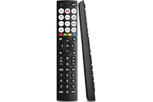 NJALNKHM Replacement Hisense TV Remote Control, Universal Remote Control for Hisense VIDAA 4K UHD Smart TV 40A4KV 32A4KV 43A4KV, Replace EN3G39 ERF3A80 EN2A30, 12 Shortcut Buttons, No Setup Required
