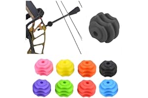 SHARROW Stabilisateur de Corde d'arc de Tir à l'arc Ralentisseur D'Arrêt DécéLérateur de Corde d'arc Composé Suppresseur de Corde d'arc en Caoutchouc Accessoires d'arc