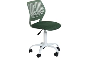 FurnitureR Bunte Schreibtischstuhl, Modernes verstellbares Design Computer Sitz, Swivel Armless Stuhl, Kinderzimmer, Home Office Task Chair