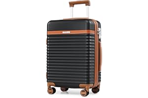 Joyway Maleta de Viaje, Ultraligeras Trolley Cabina Mediana 20 Pulgadas, Expandible Rígidas Duradero con 4 Ruedas-Giratorias 360° y Cerradura TSA