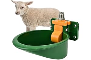 PSSOPP Cuenco de Agua de Oveja Bebedero automático de Cerdos Copa Profesional de Ganado Ganadería Granja Suministros de Agua Potable para Caballos Cabras Vacas Ovejas Perros