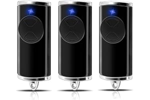 PUISENO 868.3 BS MHz Garagentor Handsender mit 2 Tasten Kompatibel mit Hörmann HSE-4-868-BS, HSE2-868-BS, HS4-868-BS, HS1-868-BS, HSS4-868-BS, HSP4-868-BS Fernbedienung (3 Stück)