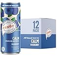 Nexba Naturally Sugar Free Calm Blueberry Sparkling Nootropics, 330 ml Cans (Pack of 12)