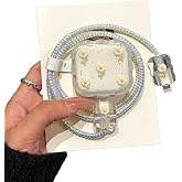 (ŞARJ KORUYUCU SET) 18/20W USB-C G&uuml;&ccedil; Adapt&ouml;r&uuml; iPhone ile Uyumlu Silikon Koruyucu Kılıf Seti + Evrensel Şarj Kablosu Koruyucu 