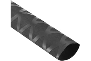 DMiotech Heat Shrink Sleeve Wrap Tubing x Tube Tubing for Fishing Rod Grips and Other Grips, Non Slip - Insulation - Waterproof 40'' Lengths, Dia 20mm Black