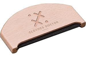 Clothes Doctor Cashmere Comb in Beechwood | Sweater Shaver Pilling Comb | Brush Tool for De-Pilling Clothing Garments Knits Woolens Scarves Wool