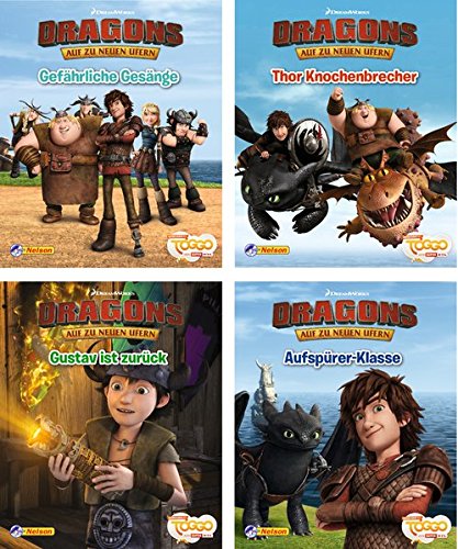 Preisvergleich Produktbild Nelson Mini-Bücher: 4er Dreamworks Dragons 5-8