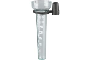 Muddy Hands Rain Gauge Outdoor Garden Plastic Ground Rainfall Water Level Weather Measuring Meter