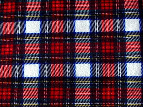 MEX-LINE Inkontinenz Stuhlauflage DESIGN: Karo rot, wasserdichte Sitzauflage/ Sitzkissen/ Nässeschutz, waschbar und wiederverwendbar, ca. 45 x 45 cm - 3