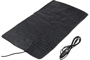 VILLCASE Tappetino Riscaldante per Animali Domestici USB 3 Marce Cuscino Riscaldante per Cani E Gatti 13.4X7.5 Pollici Pad per Rettili Accessorio per Mantenere Caldo in Inverno