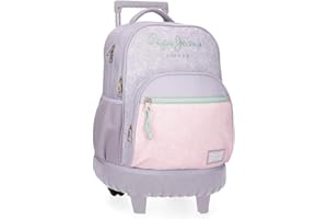 Pepe Jeans Renata Mochila escolar mochila infantil fabricada en Poliéster, Tirantes anchos y ajustables que se adaptan, bolsillo frontal. De Joumma Bags