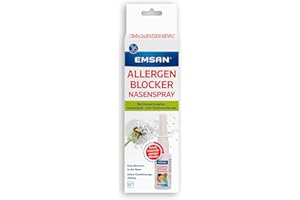 Emsan® Allergenblocker Nasenspray | bei Heuschnupfen bzw. allergischer Rhinitis | Spray für die Nase | Wirksamkeit klinisch belegt | Langanhaltende Befeuchtung | 15 ml