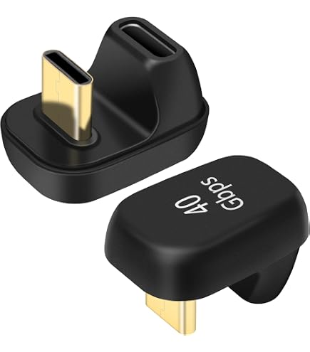 QIANRENON USB-C Kurzkabel 13 Cm – 240W PD, 40 Gbps, U-förmig, Für Power Bank & Smartphone