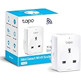 TP-Link Tapo Smart Plug Wi-Fi Outlet, Works with Amazon Alexa (Echo and Echo Dot), Google Home, Wireless Smart Socket, Device