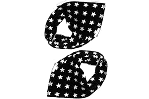 Baby Moo's [PACK of 2] AWARD WINNING Twinkle Stars Baby Dribble Bibs Unisex | Alternative Baby Bandana Bib x2 New Baby Shower, Unisex Neutral or Twin Baby Gifts UK