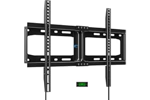 HOME VISION Heavy Duty Fixed TV Wall Bracket for Most 32-86 Inch Flat Screens, Max VESA 600X400mm up to 165lbs/75kg, Universal Slim TV Mount, Space Saving HV8601