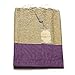 Produktbild Luxus Fouta Hamam-Tuch mit Goldfäden (Lurex) 197 x 100cm XXL Extra Groß Pestemal aus 100% Baumwolle für Sauna, Bad, Strand-Tuch Bade-Tuch … (Dunkelviolett)