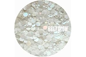 Bexy Glow Colour Acrylic Powders "Primrose" | Spring Fling Acrylic Nail Collection | Professional Acrylic Nail Powder | Glitter Acrylic Nail Powder | White Acrylic Nail Powder | 20g
