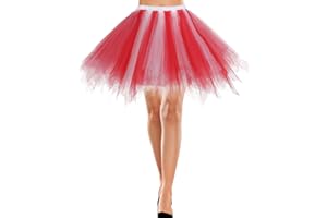 Bbonlinedress Tutu Tüllrock Petticoat Unterrock Rock 50er Vintage Ballet Blase Tanzrock Tanzkleid Ballkleid Kurz Retro