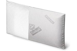 EPSELIA ENJOY THE ITALIAN UNIVERSE EPSELIA - Cojín de espuma viscoelástica antiácaros y antibacteriano, 60 x 40 x 6 cm, antiasfixia, transpirable con tejido Air 3D, cojín para guardería o viaje extraíble, CertiPUR™ OEKO-TEX®