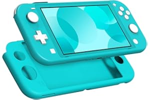 MoKo Custodia Protettiva Compatibile con console Switch Lite 2019 in Silicone, Case Protettiva per Switch, Cover Protezione per Console Switch - Turchese