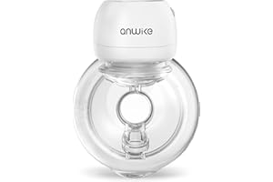 ANWIKE Milchpumpe Elektrisch Ultra-Leicht 193 g - Schmerzfreie Handsfree Milchpumpe, 3 Modi 9 Stufen mit LED-Anzeige, Geringer Geräuschpegel, Freihändig Elektrische Milchpumpe mit 21/24mm Flanschen