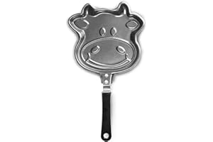 IBILI, Mini padella mucca moka, acciaio, antiaderente, adatta ai piani a induzione.