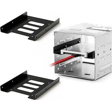 Kit Montaggio Disco Rigido - 2 Staffe Per SSD Da 2.5 A 3.5, Con Viti E Cacciavite - Foto 6