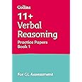 11+ Verbal Reasoning Practice Test Papers - Multiple-Choice: for the GL Assessment Tests (Letts 11+ Success): For the 2025 GL Assessment Tests (Collins 11+ Practice)