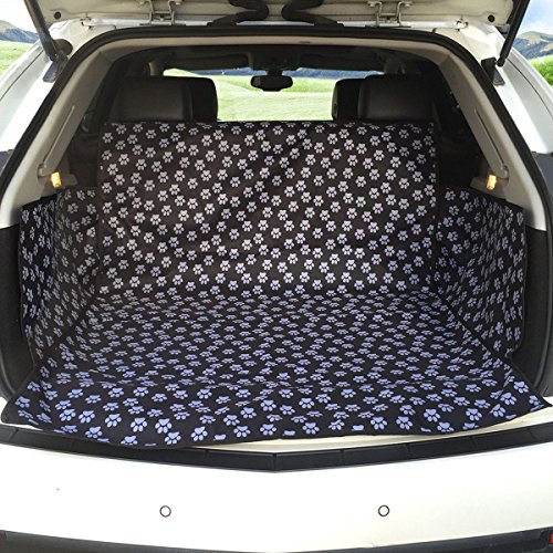 Car Boot Liners Seat Cover Large for Pet, HomeYoo Waterproof Dog Mat for Automobile Trunk Protective Blanket, thick Oxford fabric universal car boot mats for medium and large dogs (155*104*33cm)