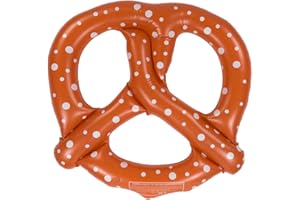 GOODS+GADGETS Original Schwimmbrezn XXL Floating Hoop Pretzel Inflatable Swimming Pretzel 140cm