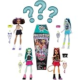 Monster High G&ouml;m&uuml;l&uuml; Sırlar 4+, HYV64 | Gizemli Bebek ve 5 Unboxing S&uuml;rpriz Aksesuarlı Lurks Konser Teması HYV64