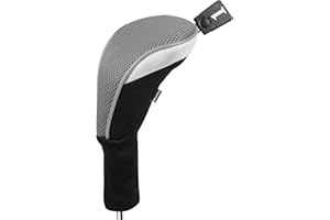 Andux Fundas para Cabeza de Palo de Golf de Madera de 460 CC, Cuello Largo