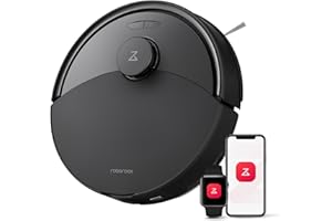 ‎ROBOROCK roborock Q10 X5 Saugroboter mit Wischfunktion, 10.000 Pa Saugkraft, Dual Anti-Tangle System, JawScrapers Bürste, intelligente Hindernisvermeidung, Saug und Wischroboter für Tierhaare&Teppiche, Schwarz