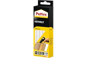 Pattex Ptk6 827353 Gorący Klej, Przezroczysty Po Wyschnięciu, 10 Sztuk