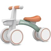 Umatoll Baby Ride 1 Year, Bike Without Pedals, Gift Children 1-2 Years | Baby Bike Toy with Basket, Adjustable Seat, Tricycle