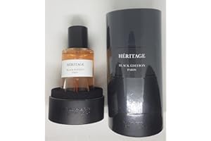 Parfum Héritage Black Édition mula mula Homme/Femme, un délice olfactif 50ml Pour Cadeau, Parfum de Marque, Idée Cadeau Pas Chère,intense, Black Edition