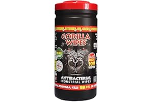 Gorilla Wipes Original - Tub Of 100 Wipes - / AntiBacterial/Multi-Surface/Wipes (1)
