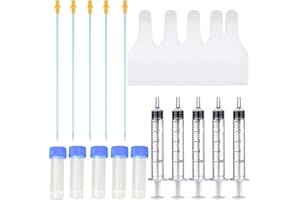 LuXianYS 5 Sets Künstliche Besamung Hundezucht Kit Hunde Zucht Kit Hunde Insemination Züchter Kit, Hund künstliche Insemination Kegel Hund Semen Sammelbeutel für Hund Haustier Zucht