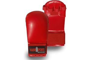 VADER SPORTS EST.2001 WITH YOU ALL THE WAY Karate gloves NO THUMB Semi contact/Full Contact Karate Training Hand Safety Mitts kids and Adults