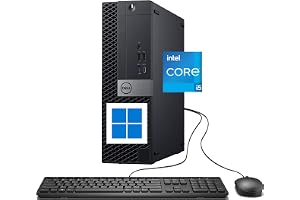 Dell 7050 SFF - Ordenador de sobremesa, PC Win11 7050, Intel Core i5-7th, 8GB RAM, 256GB SSD (renovado)