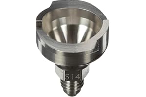 3M Adaptateur pour Pistolet pulvérisateur PPS 2.0#S14, 26053, 7/16 Pouce (0,64 cm) mâle, Filetage 14 UNC, connecte Quelques Pistolets à Peinture Binks et DeVilbiss au système de pulvérisation PPS