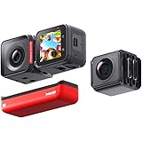 Insta360 ONE RS Twin Edition - Action Cam Impermeabile 4K 60fps & 5.7K con obiettivi intercambiabili, stabilizzazione, Foto 4