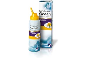Kamillosan Ocean Nasendusche: Meerwasser Nasenspray mit Kamille, Nasenpflege für Erwachsene und Kinder, 100 ml