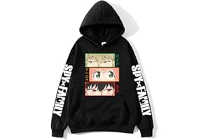 zhedu Spy X Family Hoodies Anya Forger Anime Hoodies Printed Oversize Hoodie Men Women Style Hip-Hop Sweatshirt Streetwear