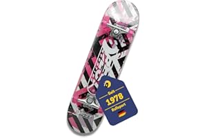 ‎B BEST SPORTING Best Sporting Skateboard I Skate-Board mit ABEC 3 oder ABEC 7 Kugellager I hochwertige Skateboards aus Holz & Aluminum I Skateboard Erwachsene I 78,5 x 20,4 cm Skateboard Deck